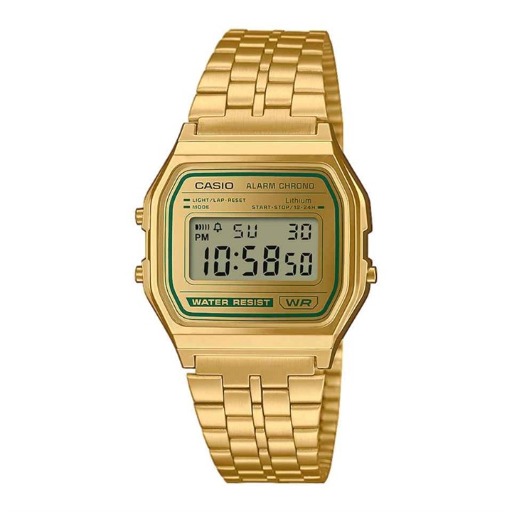 Casio Vintage A158WEGV-9AEF Gold Tone Bracelet Watch - W17523