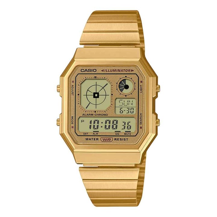 Casio Vintage A130WEG-9AEF Digital Bracelet Watch - W17528