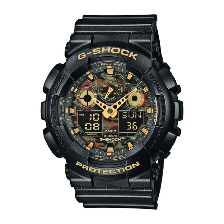 Casio G-SHOCK GA-100CF-1A9ER Black Strap Watch - W17531