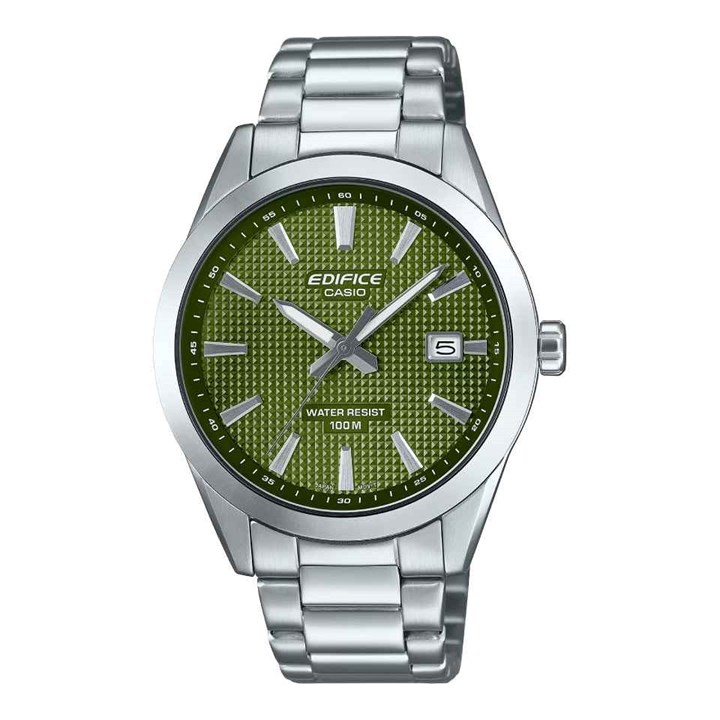 Casio Edifice EFV-160D-3AVEF Green Dial Bracelet Watch - W17551