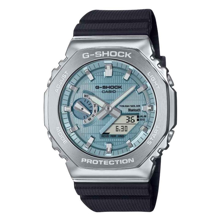 Casio G-SHOCK GBM-2100A-1A2ER Solar Blue Dial Resin Strap Watch - W17566