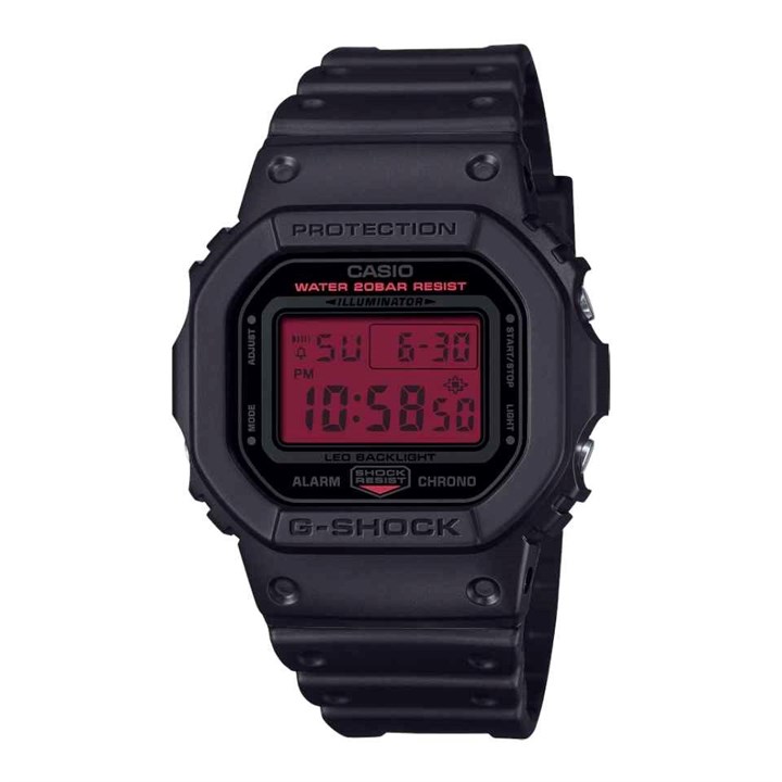 Casio G-SHOCK DW-5600BBR-1ER Black Strap Watch - W17577