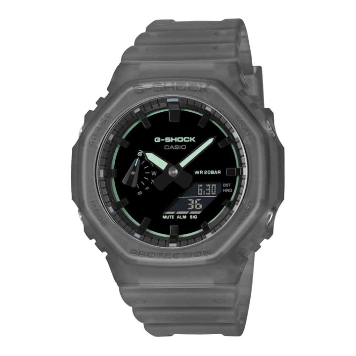 Casio G-SHOCK GA-2100K-1AER Smokey Grey Resin Strap Watch - W17588