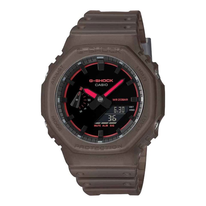 Casio G-SHOCK GA-2100K-5AER Smokey Brown Resin Strap Watch - W17590
