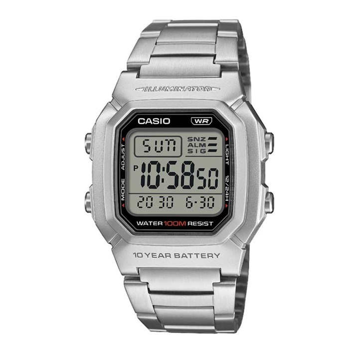 Casio W-800HD-1AVEF Metallic Bracelet Watch - W17603