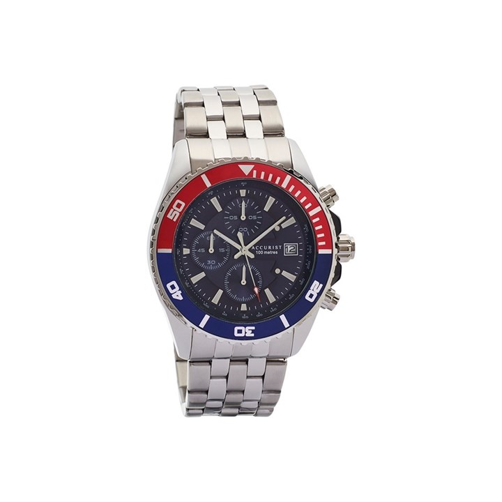 Accurist 7318 Two Tone Bezel Bracelet Watch - W19111