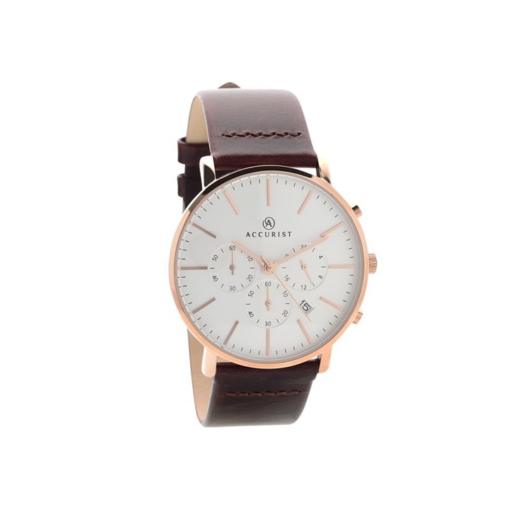 Accurist 7170 Rose Gold Plated 