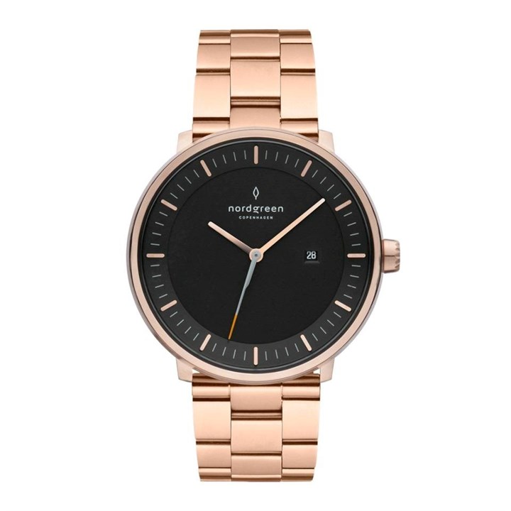 Nordgreen Philosopher Black Dial Bracelet Watch - W2038