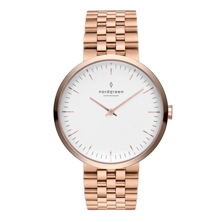 Nordgreen Infinity White Dial Bracelet Watch - W2048