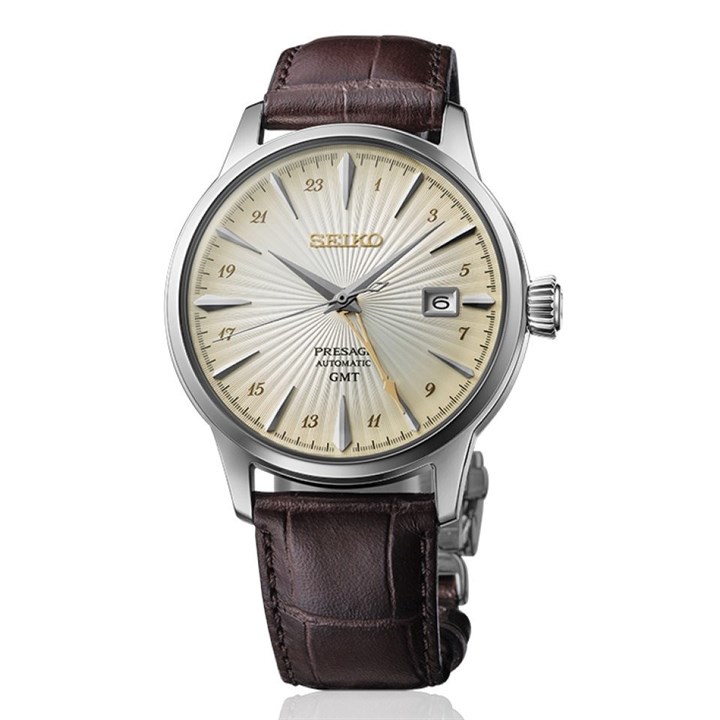 Seiko Presage SSK041J1 'Acacia' Cocktail Time GMT Watch - W25452