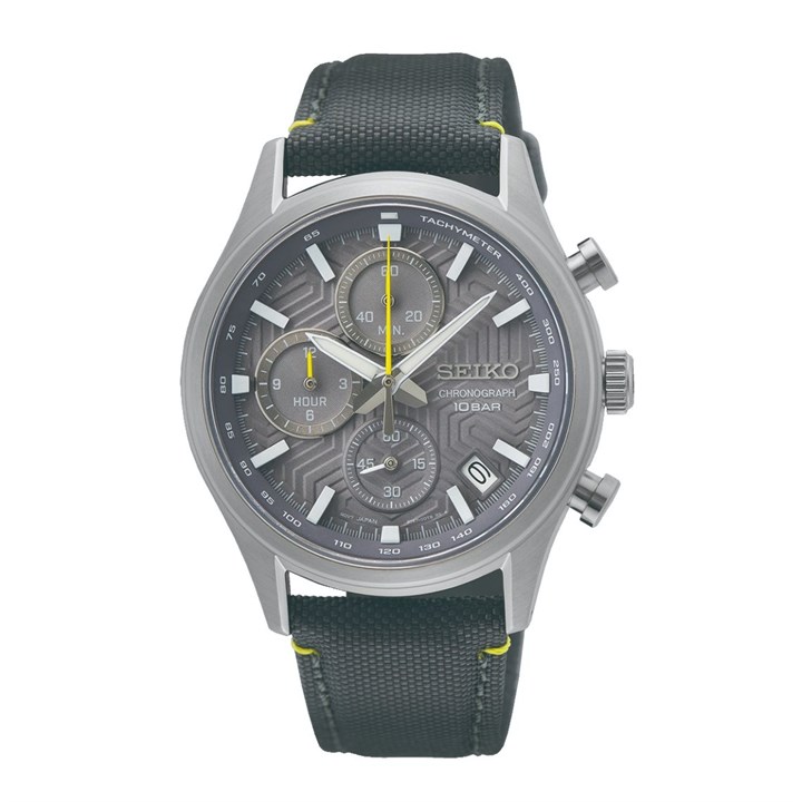 Seiko SSB423P1 Chronograph Black Nylon Strap Watch - W25463