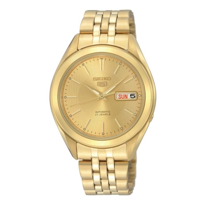 Seiko 5 SNKL28K1 Automatic Gold Tone Bracelet Watch - W25468