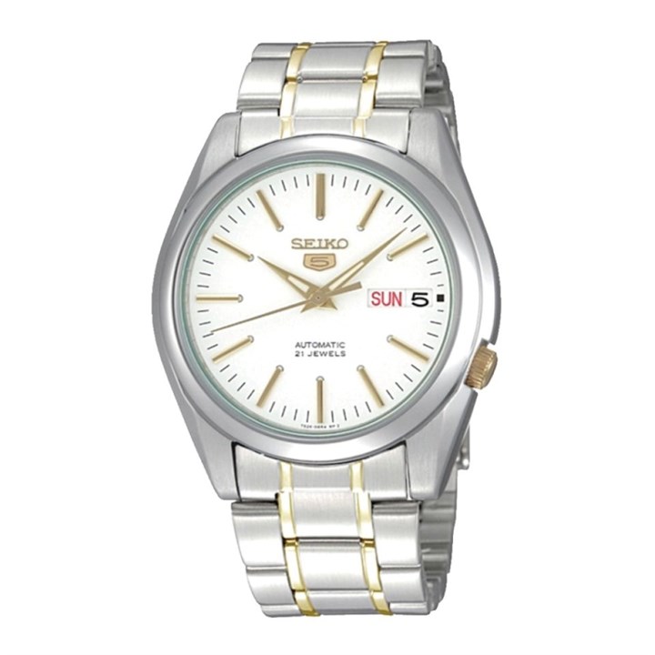 Seiko 5 SNKL47K1 Automatic Two Tone Bracelet Watch - W25470