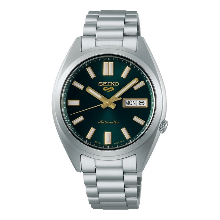 Seiko 5 Sports SRPL57K1 SNXS 'Green Tie' Bracelet Watch - W25515
