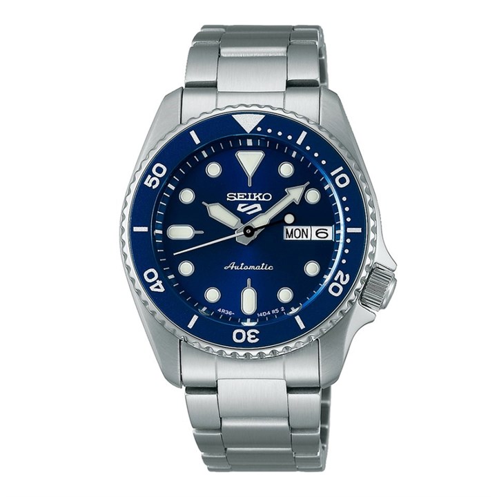 Seiko 5 Sports SRPL77K1 SKX 'New Denim' Bracelet Watch - W25517