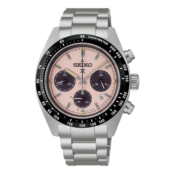 Seiko Prospex SSC963P1 'Youngtimer' Pink Bracelet Watch - W25530