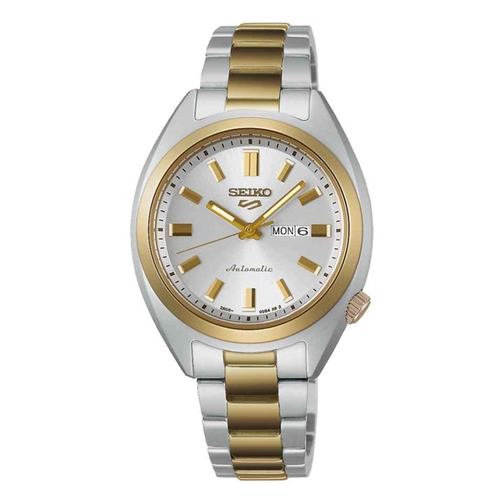 Seiko 5 Sports SRE024K1 SNXS Two Tone Bracelet Watch - W25535