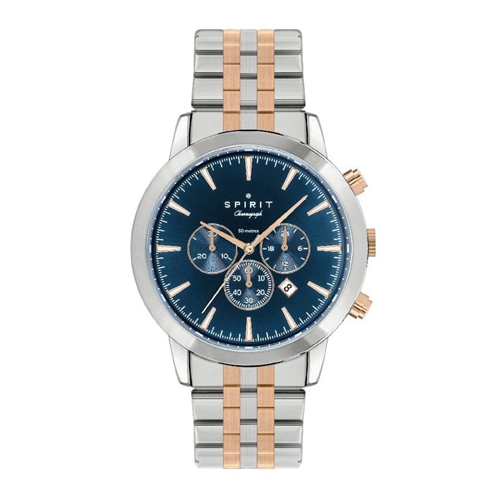 Spirit SP3031 Sports Chronograph Two Tone Bracelet Watch - W27117