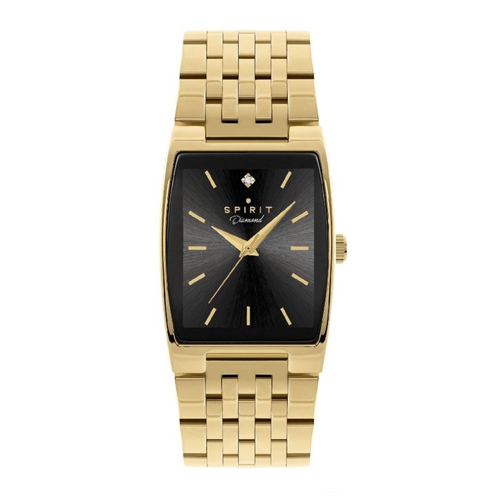 Spirit SP3018 Diamond Set Gold Plated Bracelet Watch - W27138