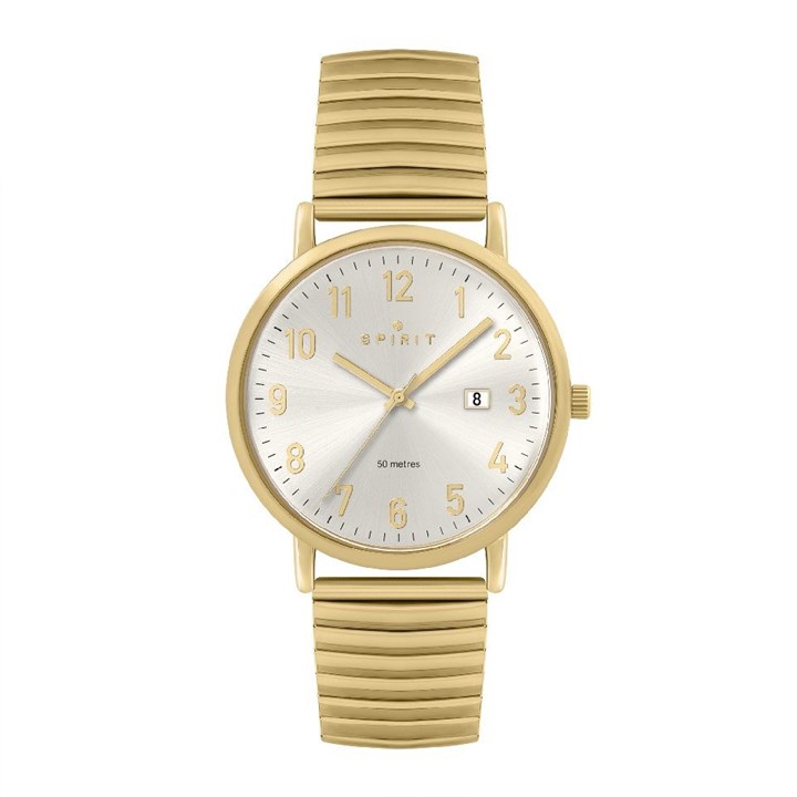 Spirit SP3024 Gold Plated Expanding Bracelet Watch - W27155