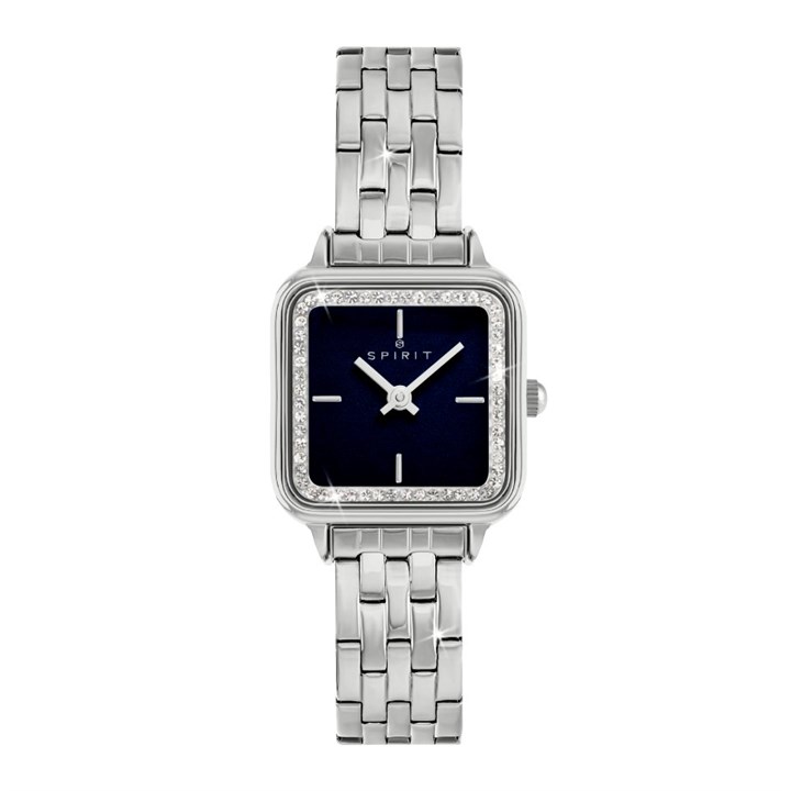 Spirt SP4043 Stone Set Navy Dial Bracelet Watch - W27176
