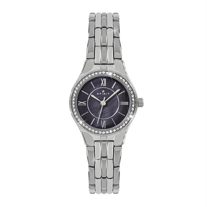 Spirit SP4041 Stone Set Black Dial Bracelet Watch - W27180