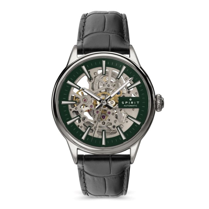 SP1023 Spirit Automatic Black Strap Watch - W27212
