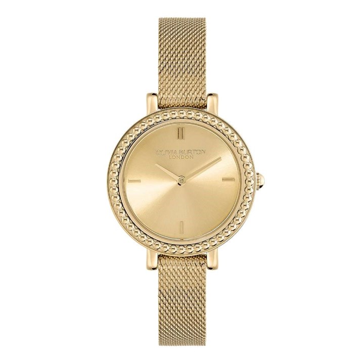 Olivia Burton 24000161 Vintage Bead Mesh Bracelet Watch - W28129