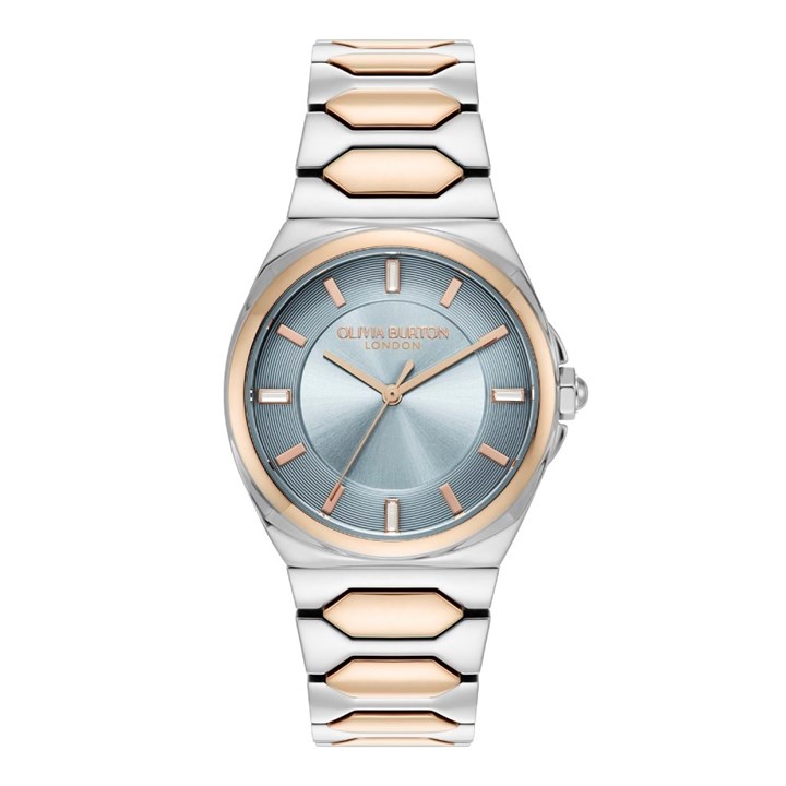 Olivia Burton 24000204 Lustre Honeycomb Bracelet Watch - W28140