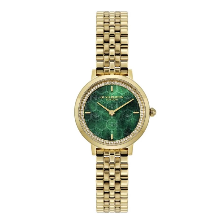 Olivia Burton 24000266 Honeycomb Ultra Slim Bracelet Watch - W28165