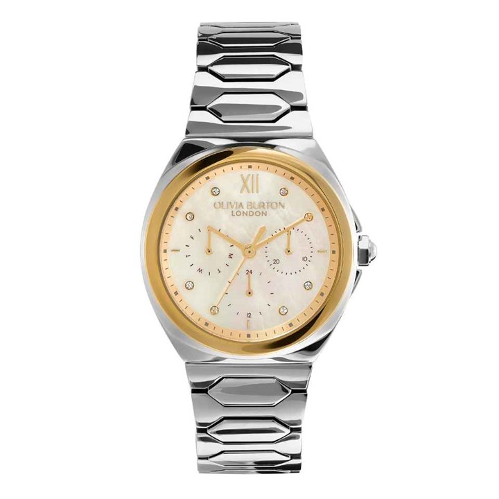 Olivia Burton 24000152 Sports Luxe Two Tone Multi Function Bracelet Watch - W28175