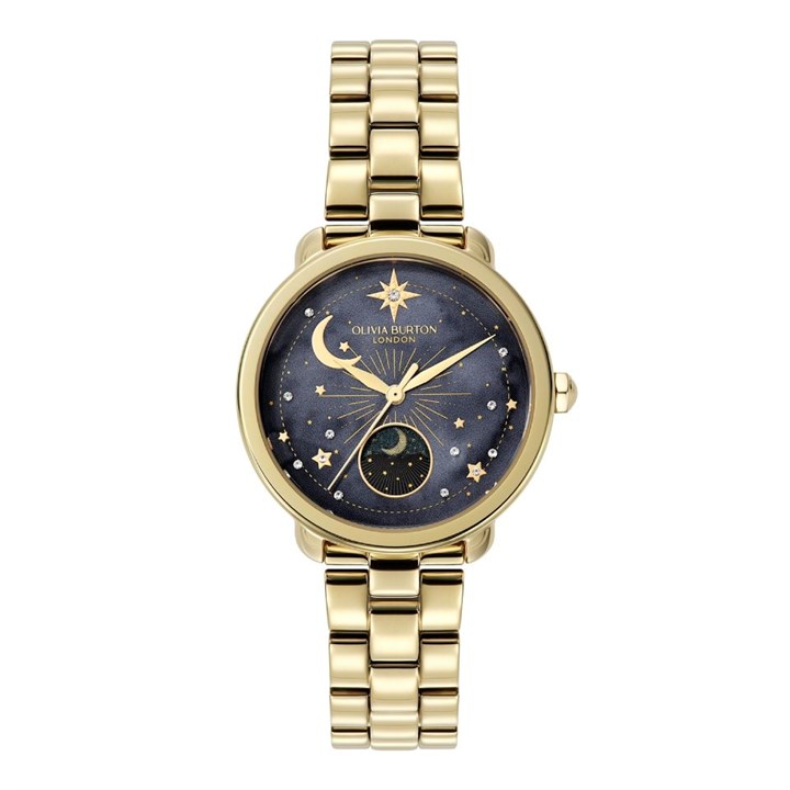 Olivia Burton 24000298 Moonphase Bracelet Watch - W28182
