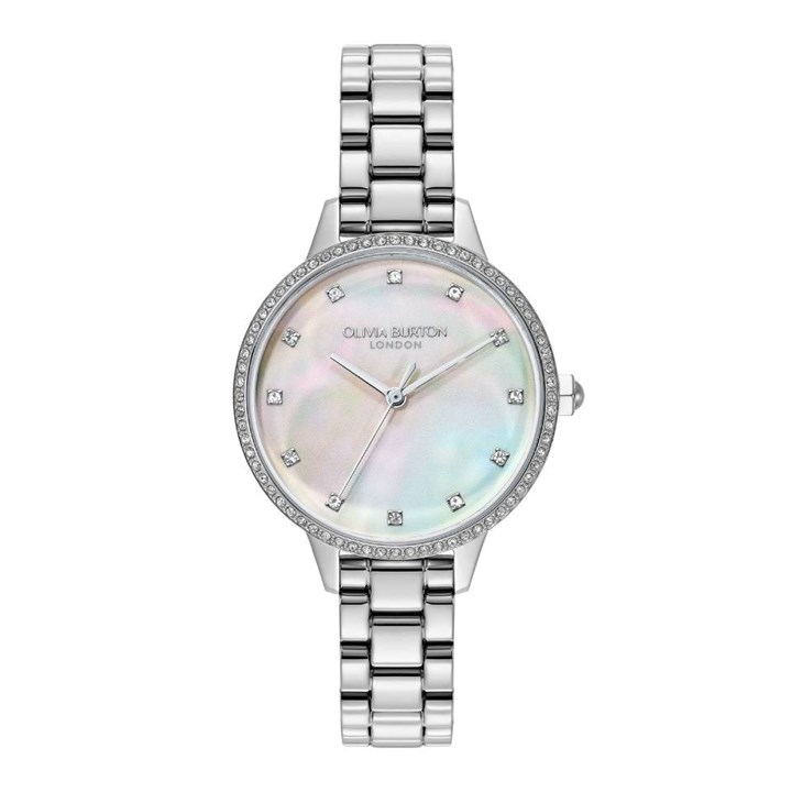 Olivia Burton 24000346 Captivate Stone Set Bracelet Watch - W28205