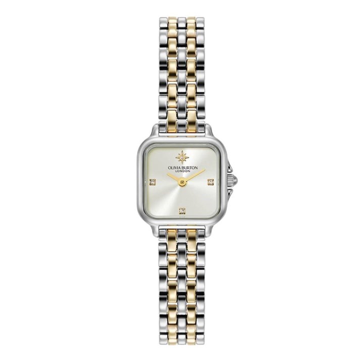 Olivia Burton 24000365 Mini Grosvenor Two Tone Bracelet Watch - W28207