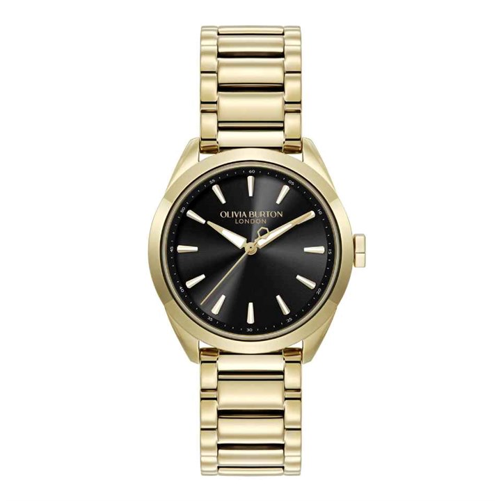 Olivia Burton 24000248 Geo Gold Tone Bracelet Watch - W28213