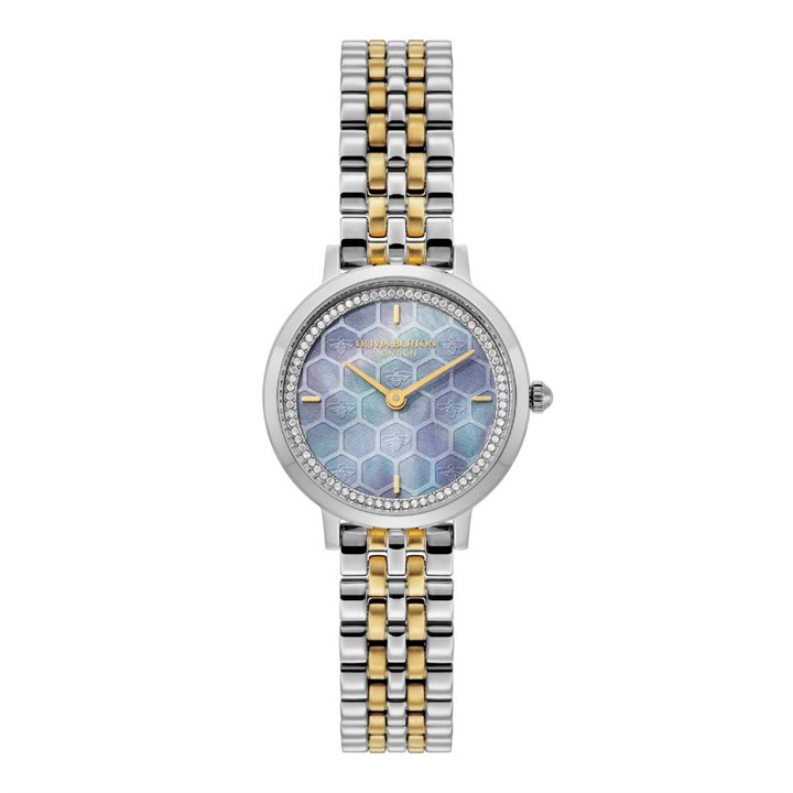 Olivia Burton 24000264 Signature Two Tone Bracelet Watch - W28246