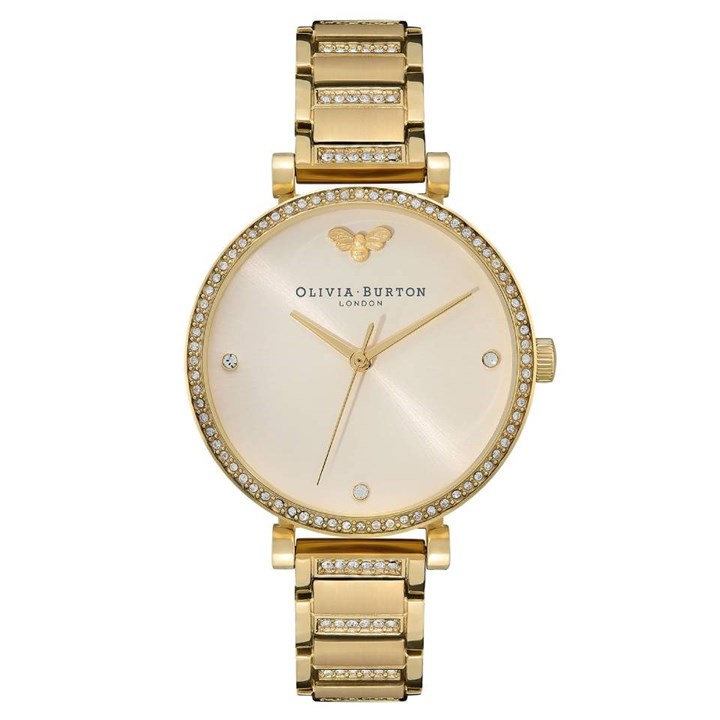 Olivia Burton Women's Gold 30M Cream/ Belgrave Bracelet Watch - W2890 24000002