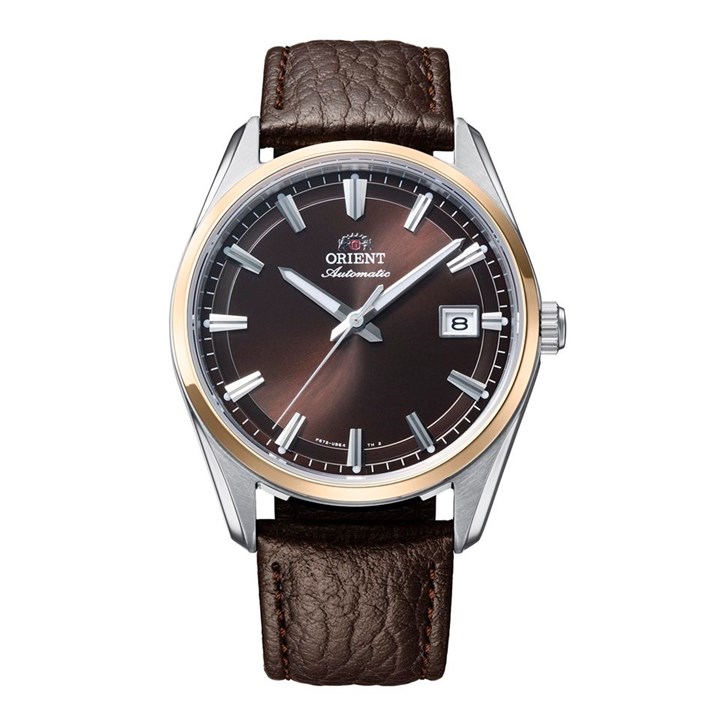 Orient RA-AC0R03Y Stretto Automatic Brown Leather Strap Watch - W29102