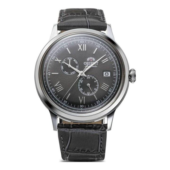 Orient RA-AK0704N30B Bambino Automatic Black Leather Strap Watch - W29117