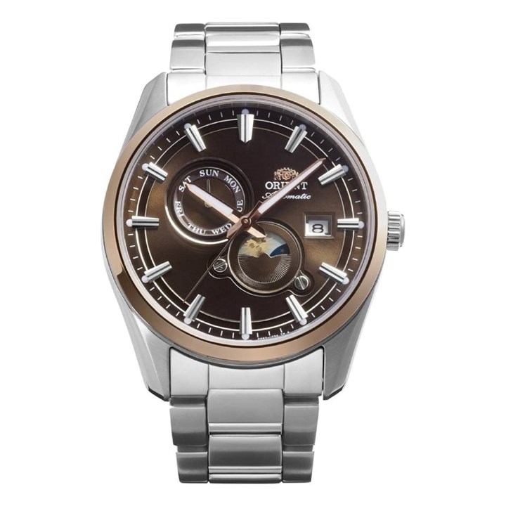Orient RA-AK0313Y30B  Stretto Sun & Moon Automatic Watch - W29120