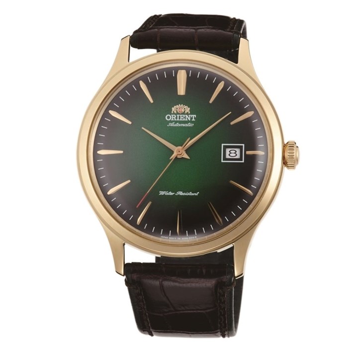 Orient TAC08002F0 Bambino Automatic Black Leather Strap Watch - W2940