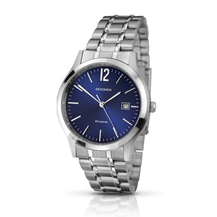 Sekonda 3728 Blue Dial Bracelet Watch - W31262