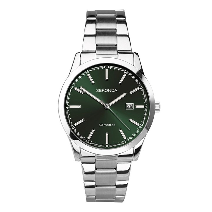 Sekonda 1946 Taylor Green Dial Bracelet Watch - W31270