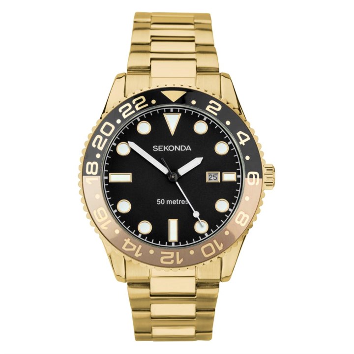 Sekonda 30198 Gold Tone Bracelet Watch - W31480