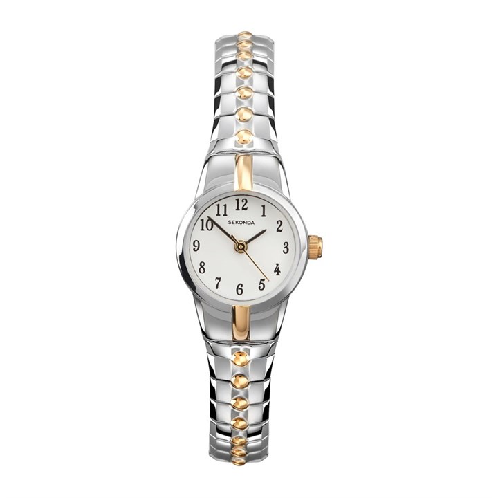 Sekonda 4091 Two Tone Expanding Bracelet Watch - W32391