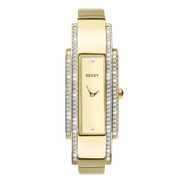 Sekonda 2737 Gold Plated Crystal Bracelet Watch - W32393