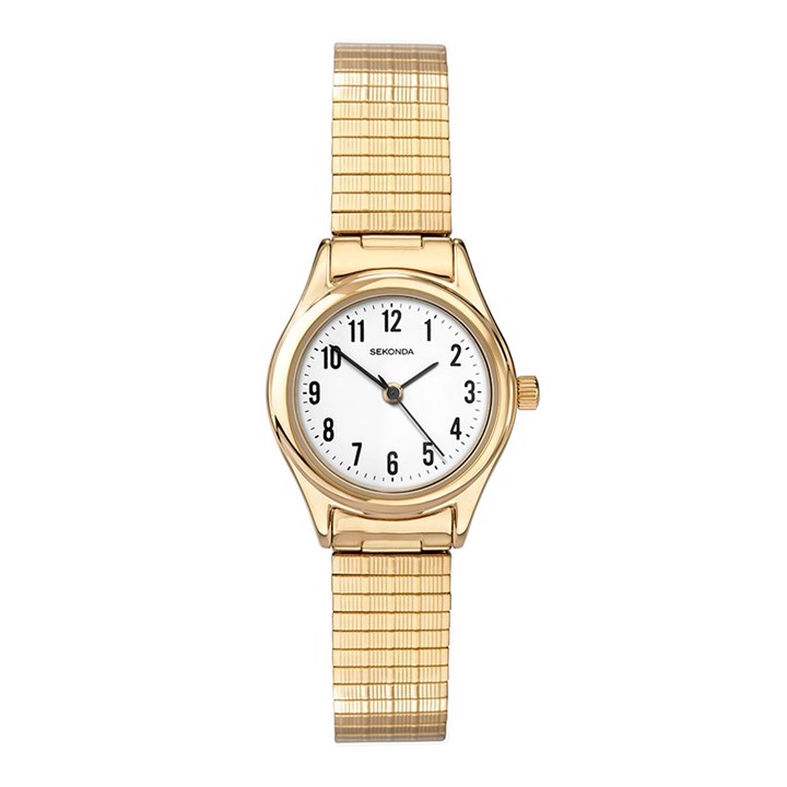 Sekonda 4602 Gold Tone Expanding Bracelet Watch - W32434