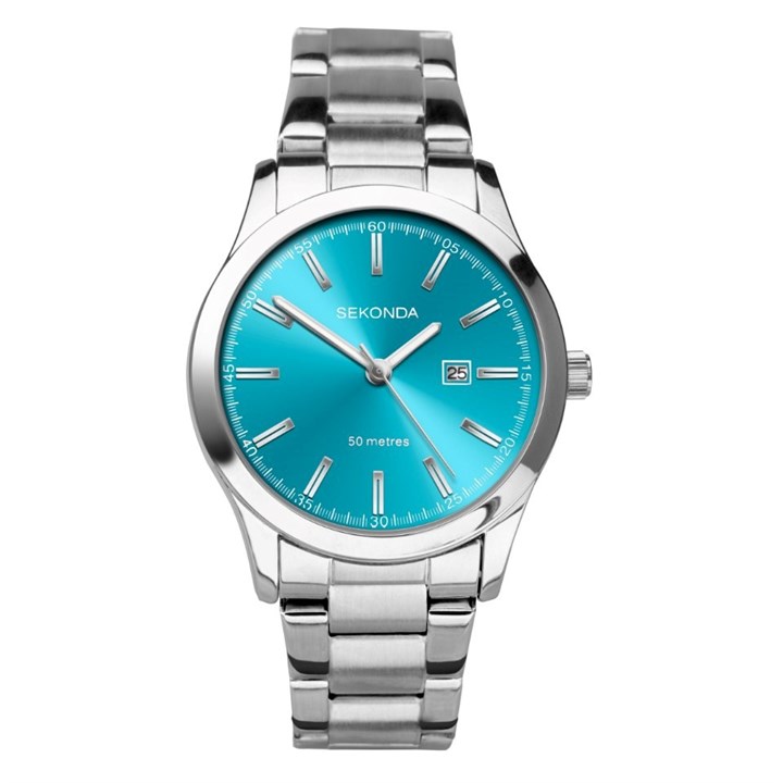 Sekonda 40365 Turquoise Dial Bracelet Watch - W32472