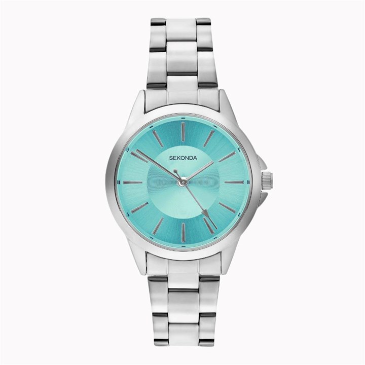 Sekonda 40750 Turquoise Dial Bracelet Watch - W32476