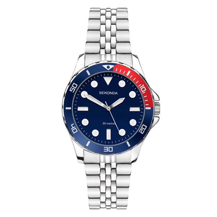 Sekonda 40564 Blue Dial Bracelet Watch - W32493
